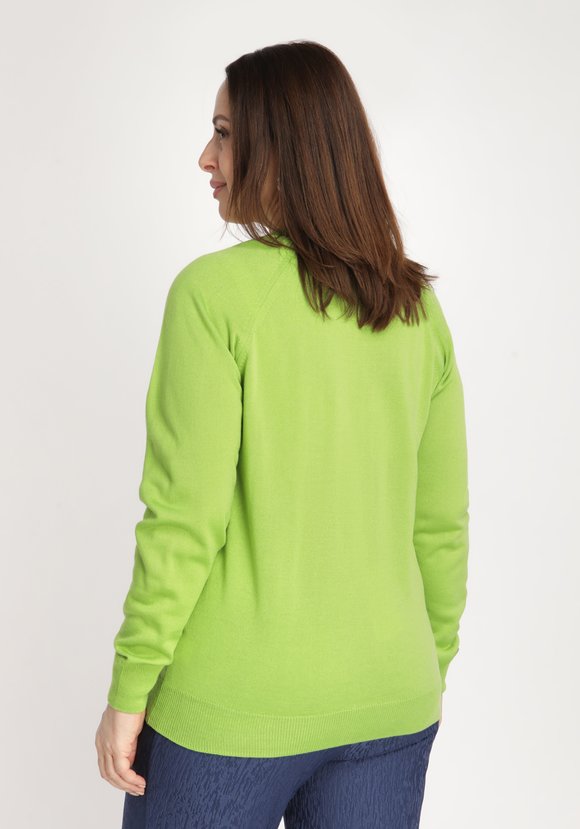 Кардиган с V-образным вырезом шир.  580, рис. 17