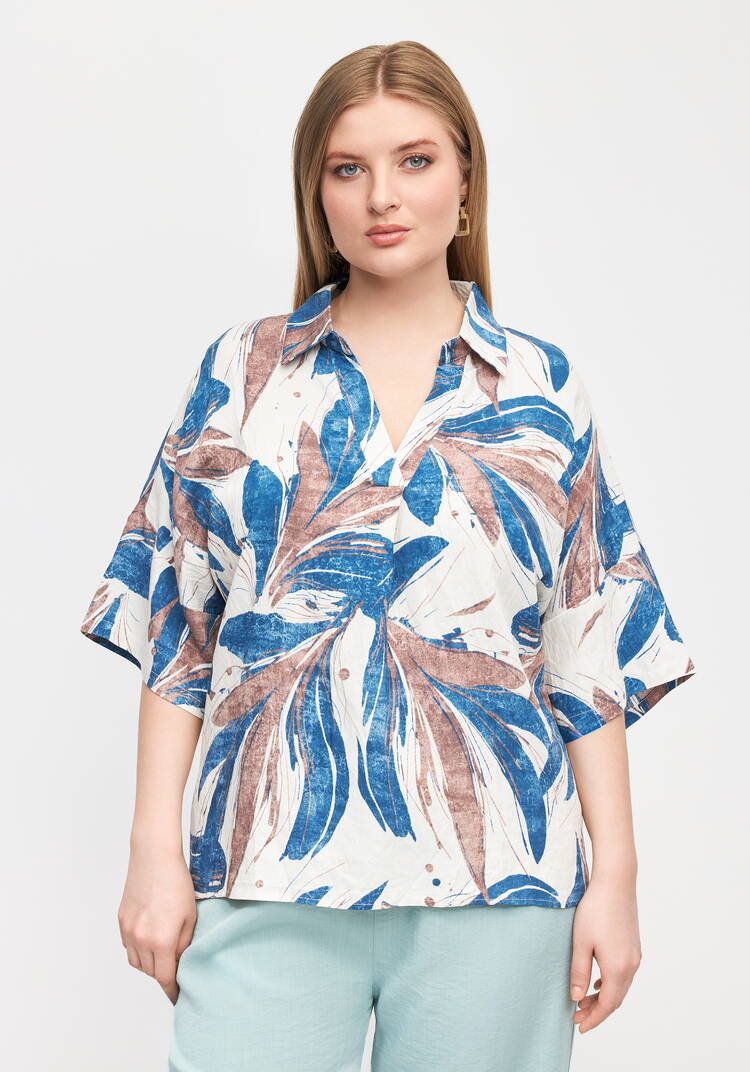 Блуза Душа сада шир.  750, рис. 8