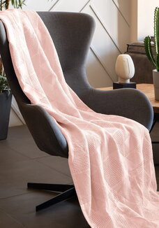 Плед жаккардовый из хлопка