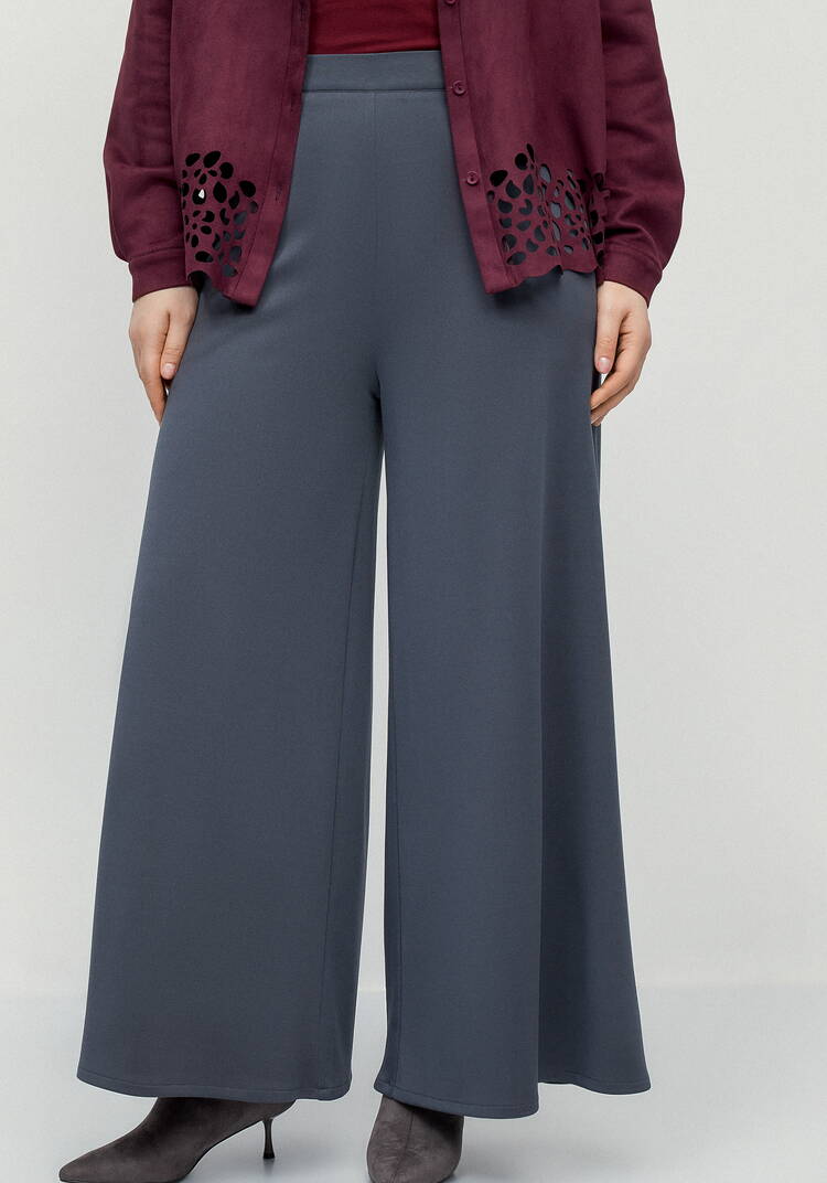 Брюки палаццо с комфортным поясом Жасмин шир.  750, рис. 8