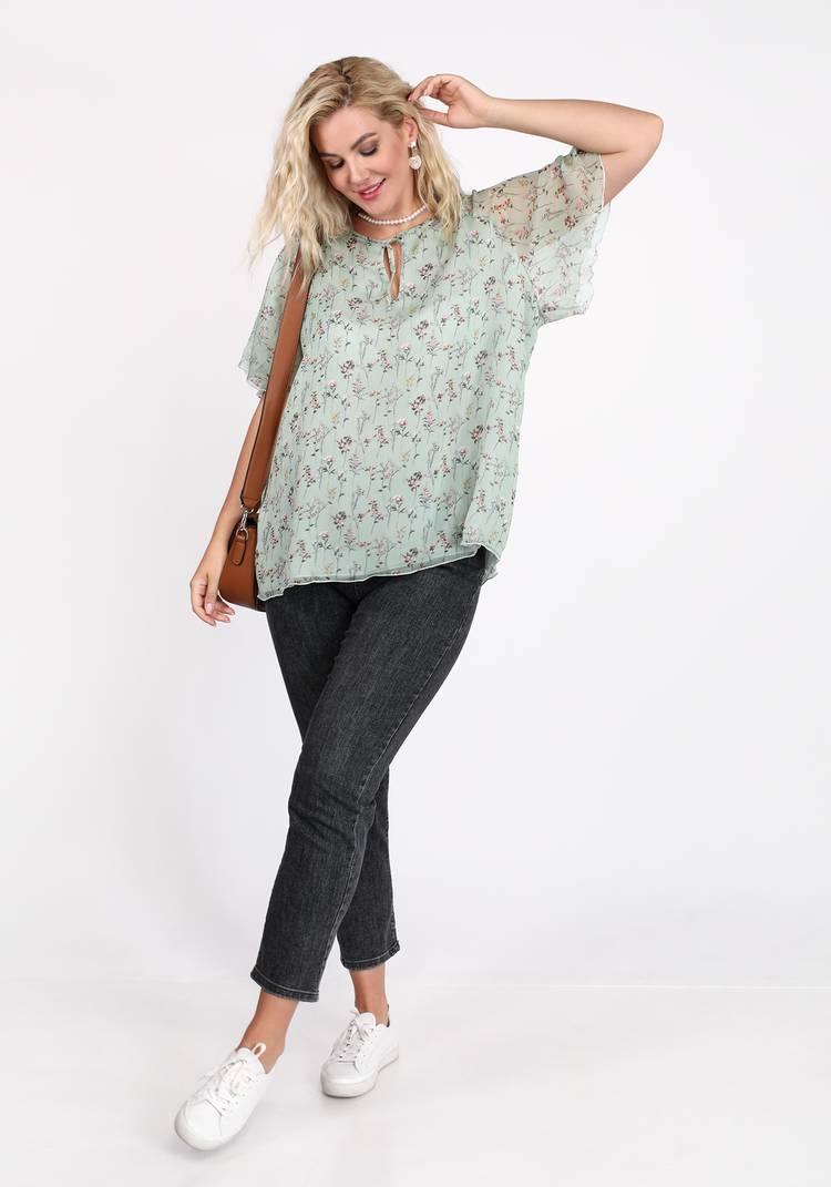 Блуза Искрометный взгляд шир.  750, рис. 3