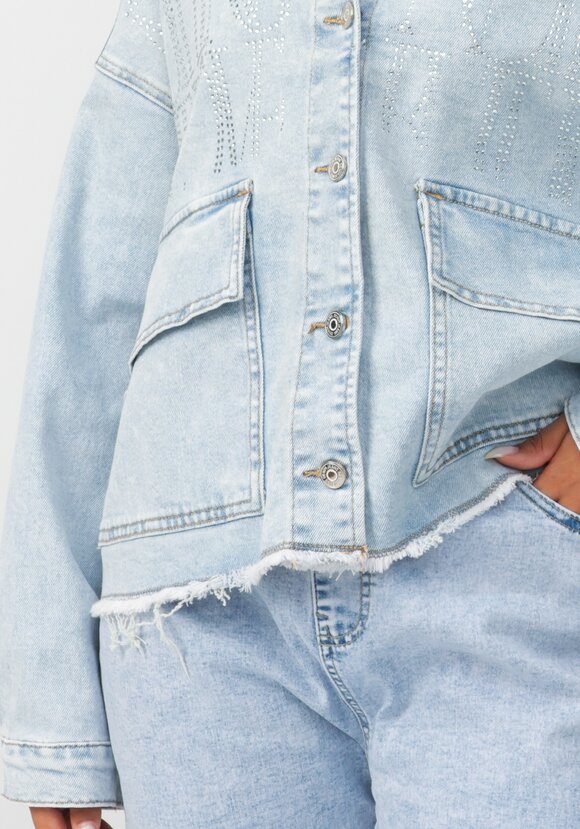 Куртка джинсовая Милана шир.  580, рис. 5