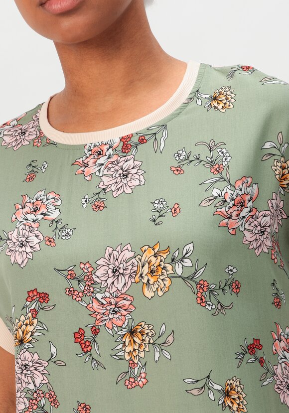 Блуза с цветочным принтом Аманда шир.  580, рис. 5