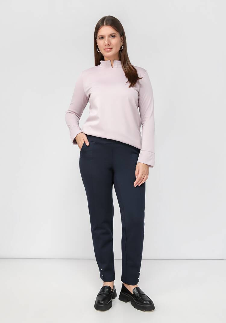 Джемпер с оригинальными манжетами шир.  750, рис. 8