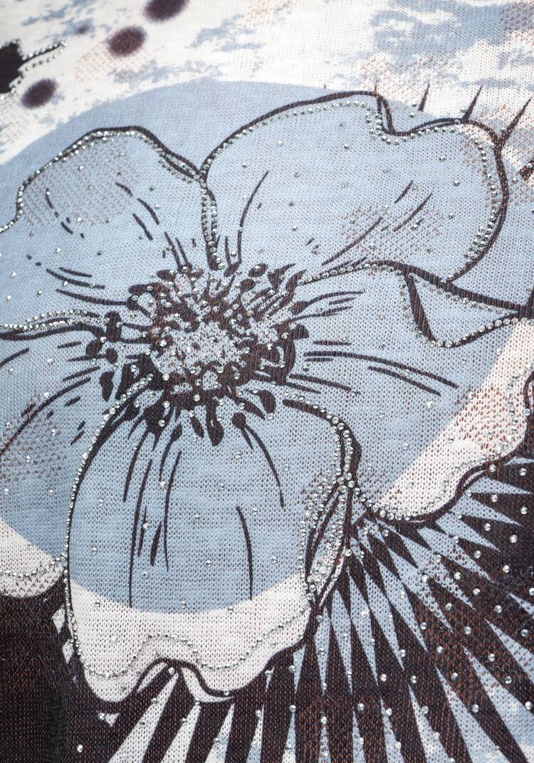 Футболка со стразами Мелисса шир.  750, рис. 5