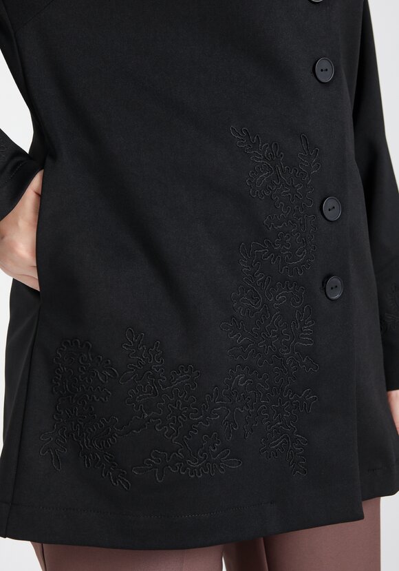 Кардиган прямого силуэта с вышивкой шир.  580, рис. 5