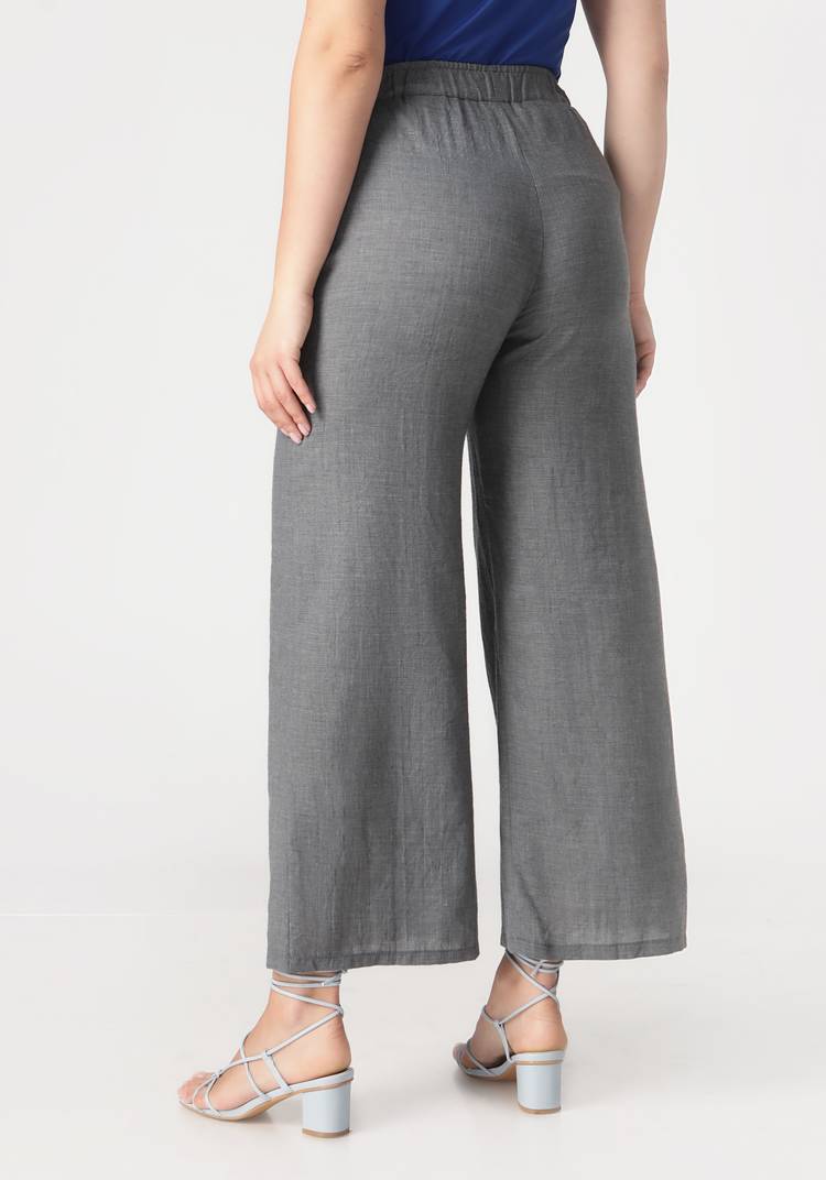 Брюки широкие из хлопка на резинке шир.  750, рис. 30