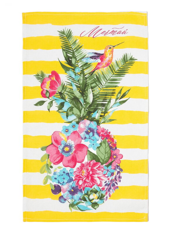 Полотенце кухонное Цветной ананас, 8 шт. шир.  580, рис. 2