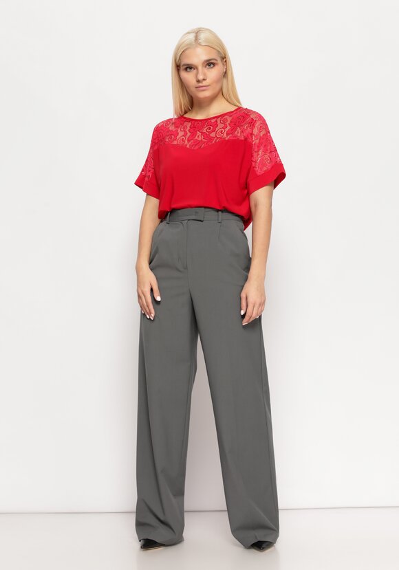 Блуза   с  кружевом шир.  580, рис. 13