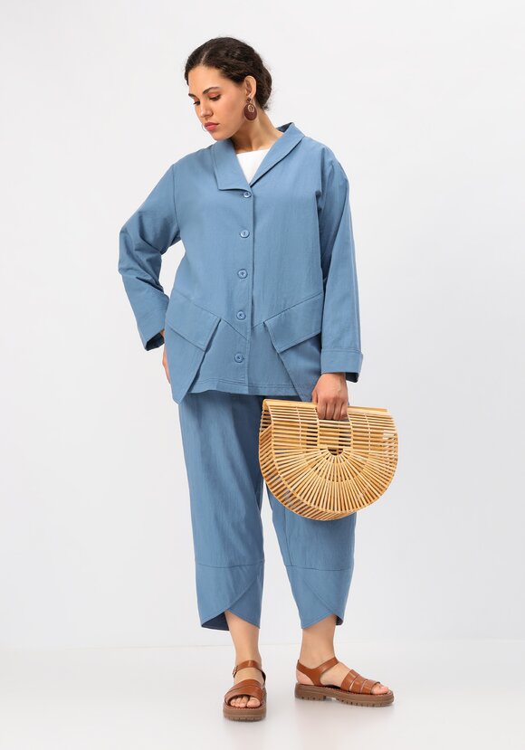 Пиджак оригинального кроя шир.  580, рис. 36