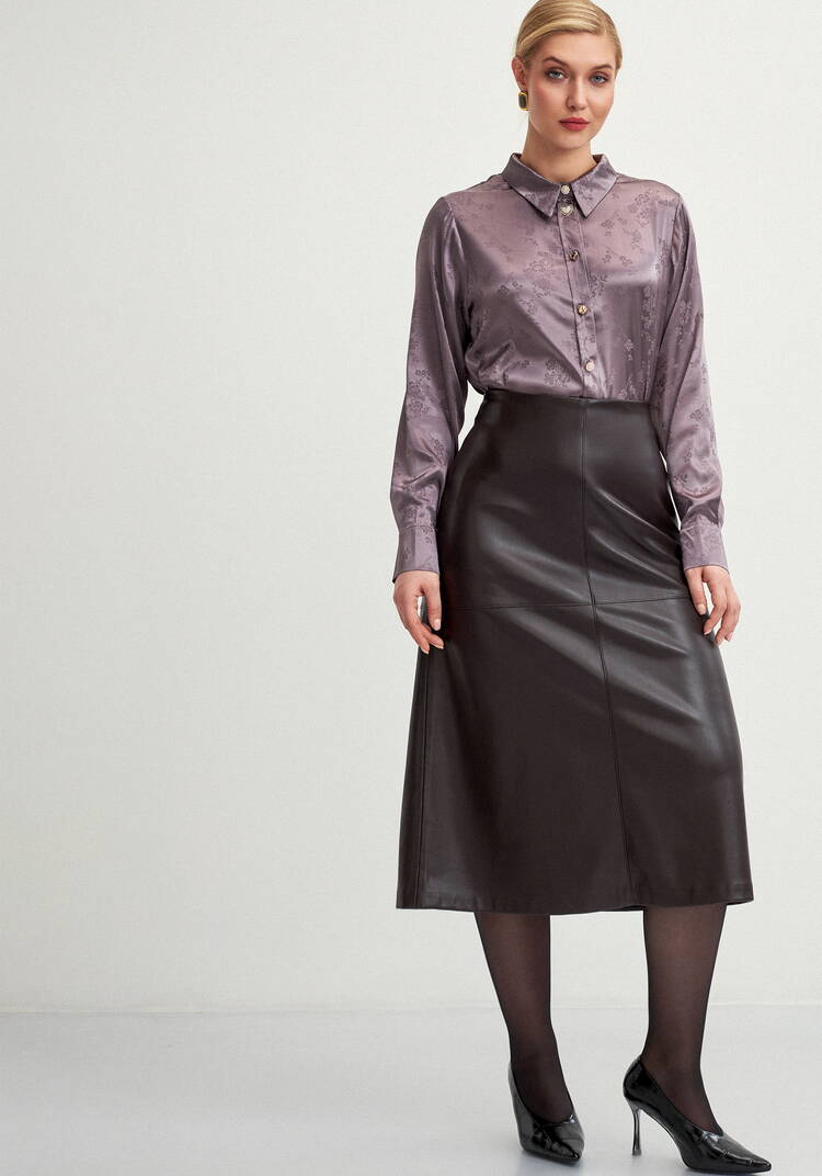 Блуза с жаккардовым принтом шир.  750, рис. 2