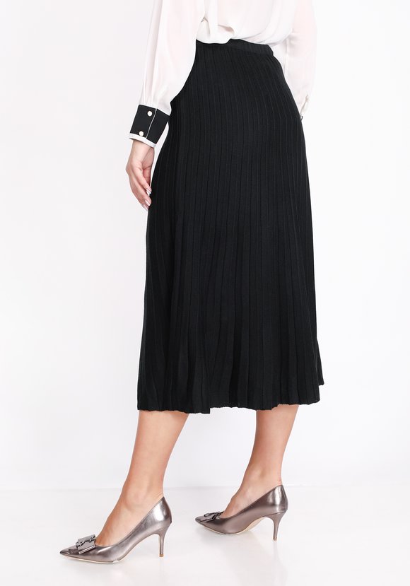 Юбка на резинке с имитацией плиссе шир.  580, рис. 6