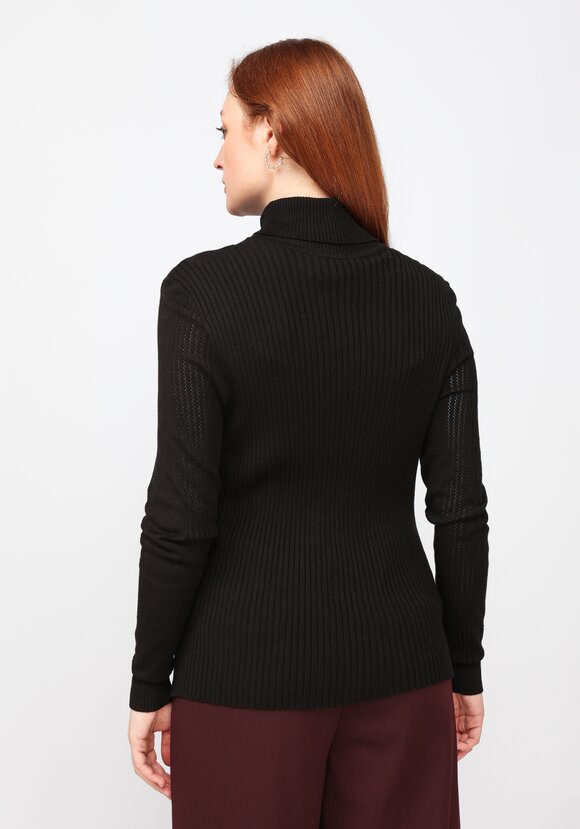 Водолазка из вискозы с ажурным узором шир.  580, рис. 38