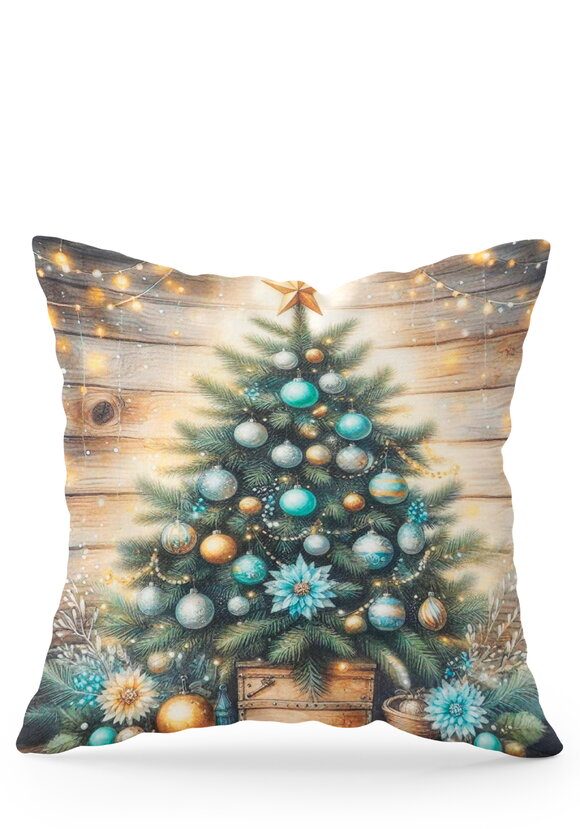 Наволочка декоративная Новый год, 2 шт. шир.  580, рис. 9