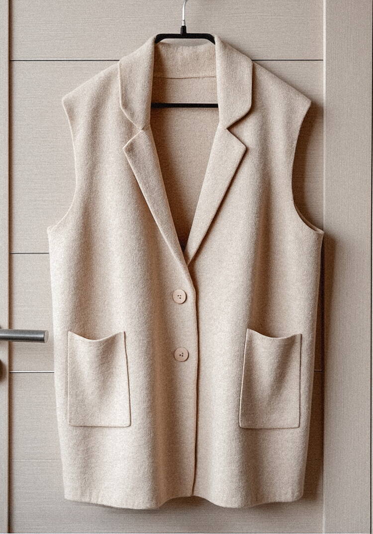 Жилет кашемировый классический Resale шир.  750, рис. 1