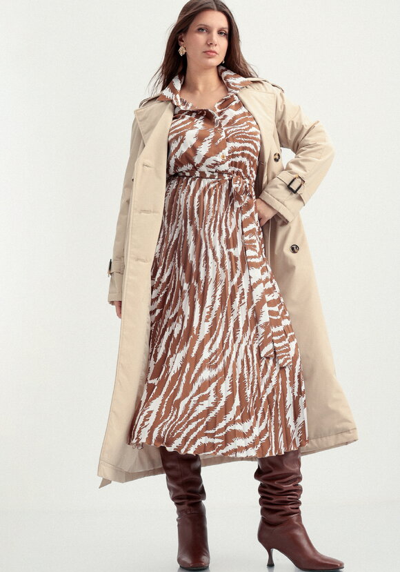 Платье с плиссированной юбкой шир.  580, рис. 2