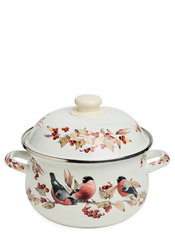 Кастрюля эмалированная Снегири шир.  580, рис. 7