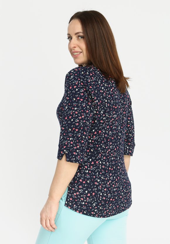 Блуза Чудесная встреча шир.  580, рис. 7