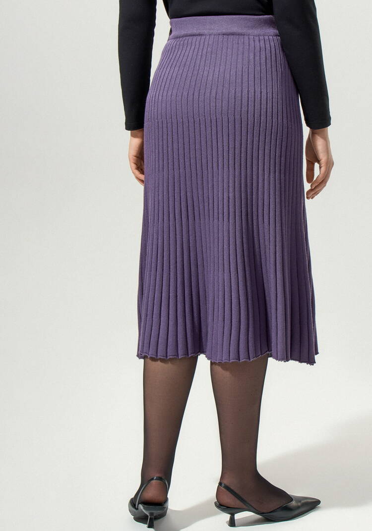 Юбка-плиссе на резинке ниже колена шир.  750, рис. 6