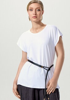 Блуза однотонная базовая без рукавов