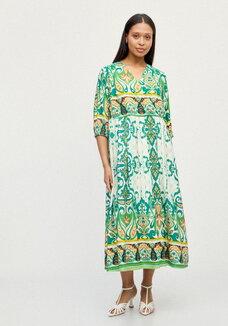 Платье с принтом свoбодного кроя