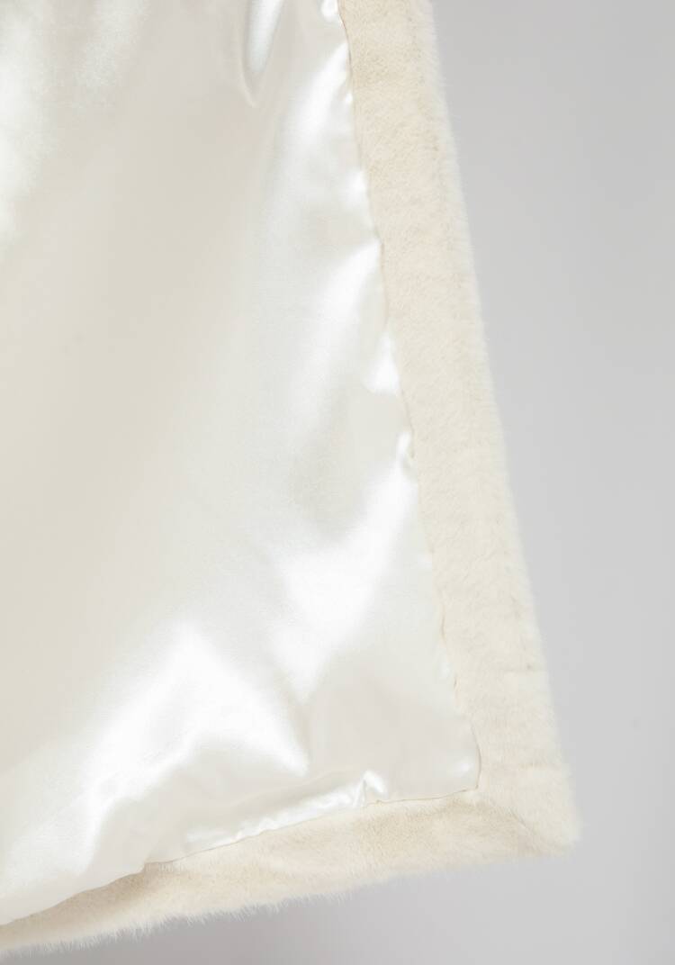 Пальто из искусственного меха с поясом шир.  750, рис. 7