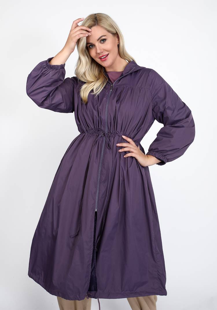 Плащ-парка с капюшоном шир.  750, рис. 18