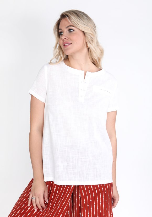 Блуза из хлопковой ткани шир.  580, рис. 2