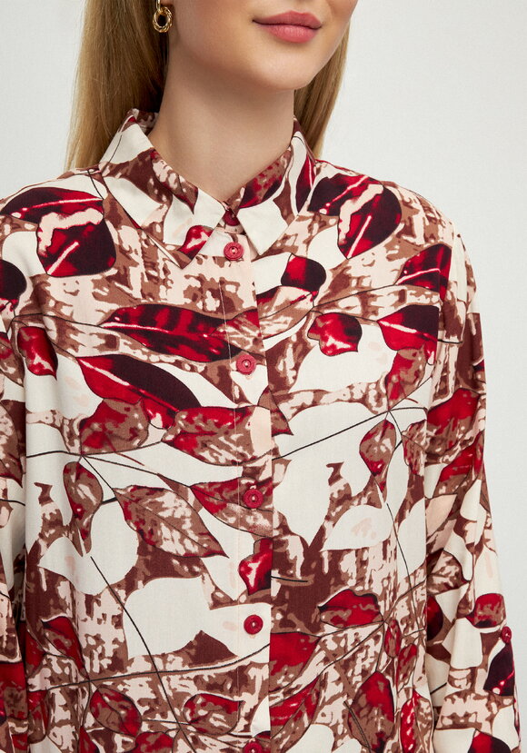 Блуза Калейдоскоп лепестков шир.  580, рис. 20