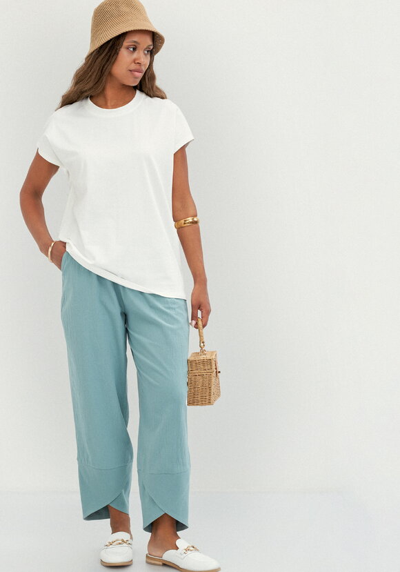 Футболка базовая со спущенным плечом шир.  580, рис. 14