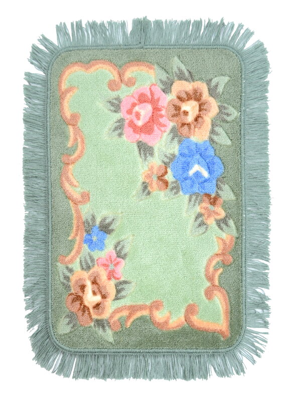 Коврик с бахромой шир.  580, рис. 28