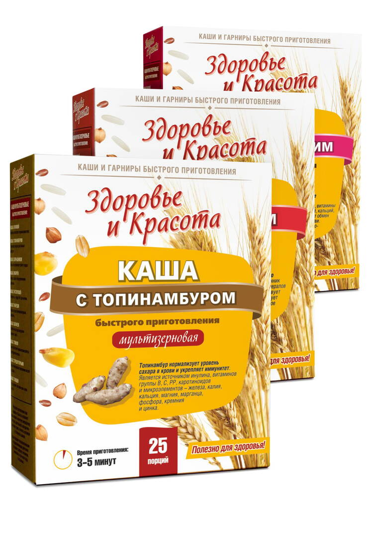 Набор каш Общеукрепляющий, 3 шт. шир.  750, рис. 1
