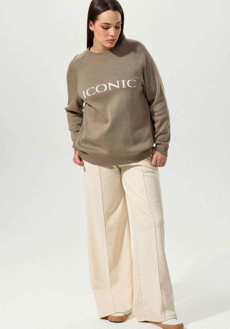 Джемпер с леттерингом шир.  750, рис. 7