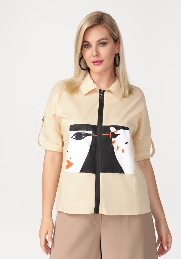 Блуза Современный взгляд шир.  750, рис. 5