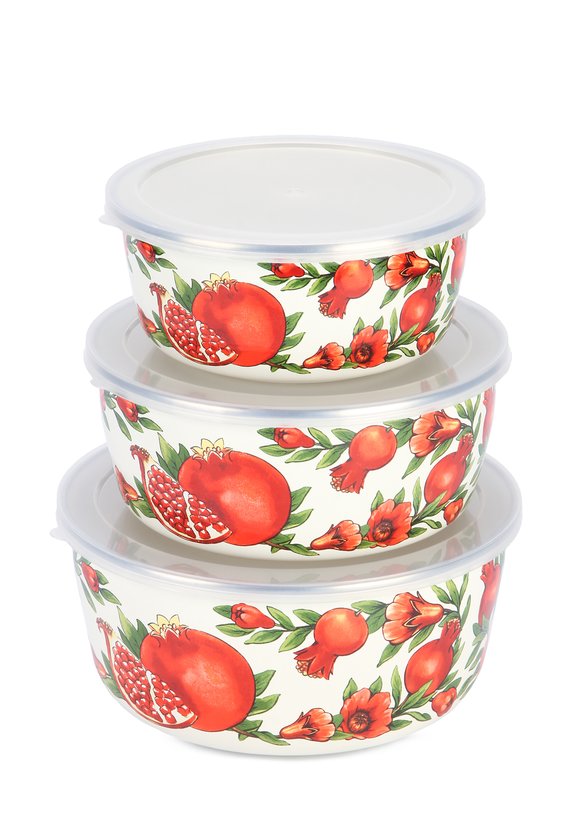 Набор мисок эмалированный шир.  580, рис. 1