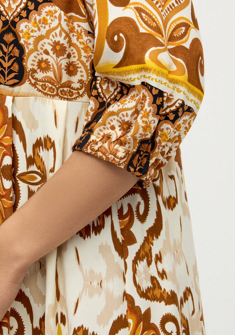 Платье с принтом свoбодного кроя шир.  750, рис. 20