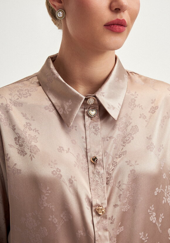 Блуза с жаккардовым принтом шир.  580, рис. 12