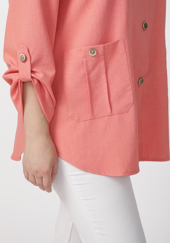 Блузка длинный рукав Элиза шир.  580, рис. 6