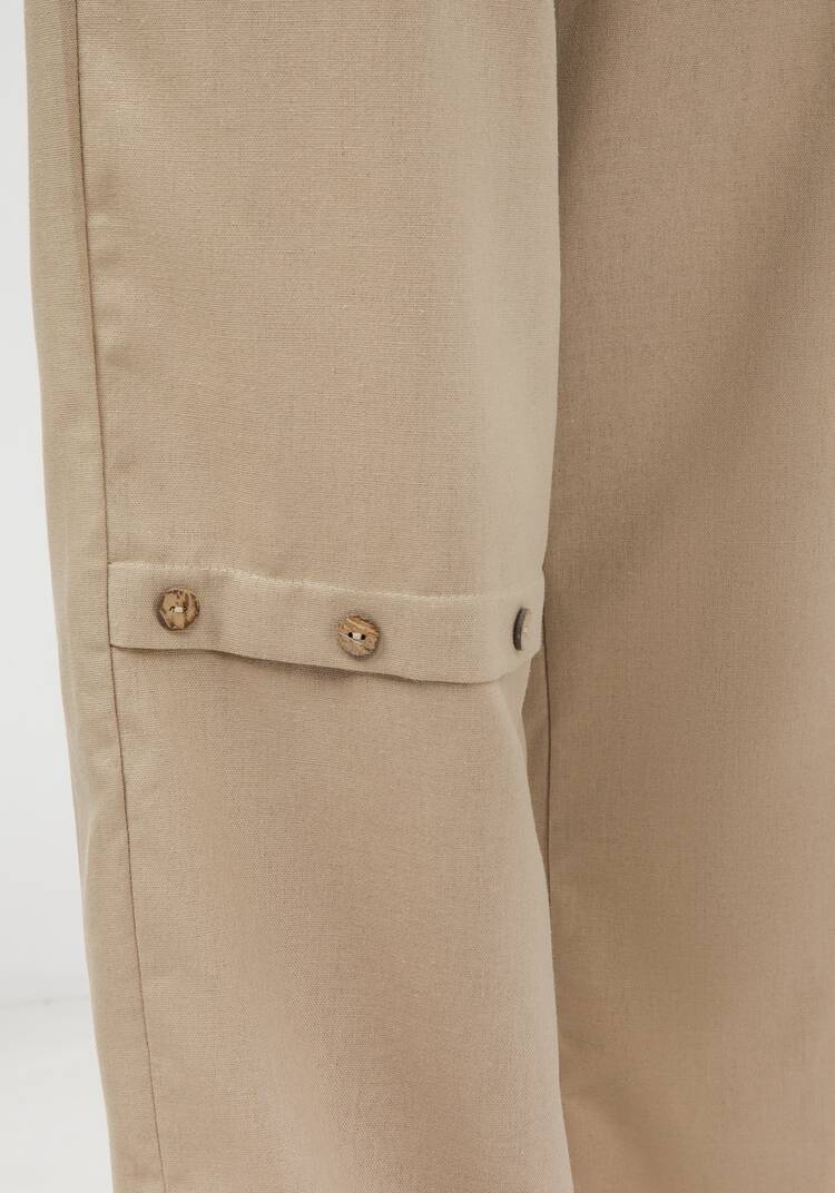 Брюки с декоративной складкой впереди шир.  750, рис. 21