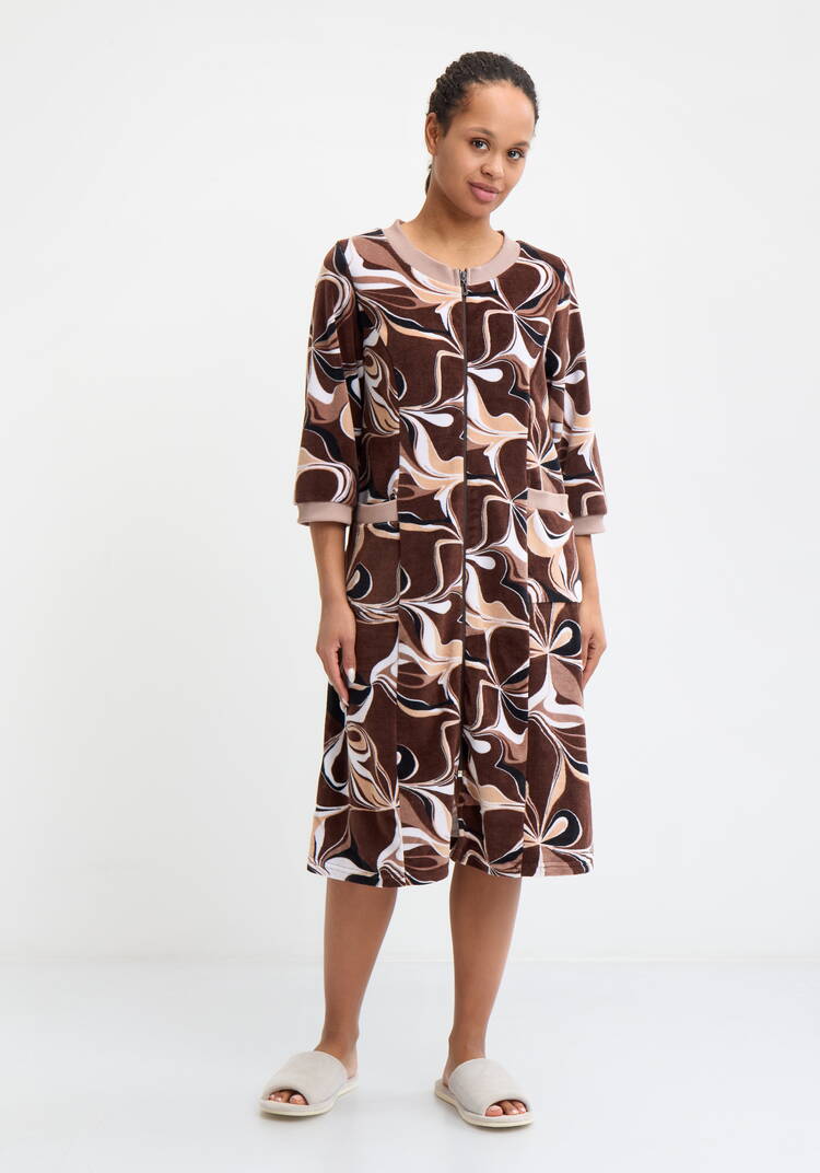 Халат велюровый Эстер шир.  750, рис. 4