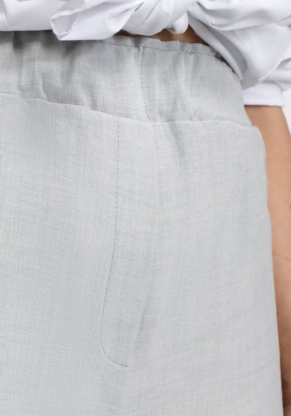 Брюки с лампасами на манжете по низу шир.  580, рис. 4