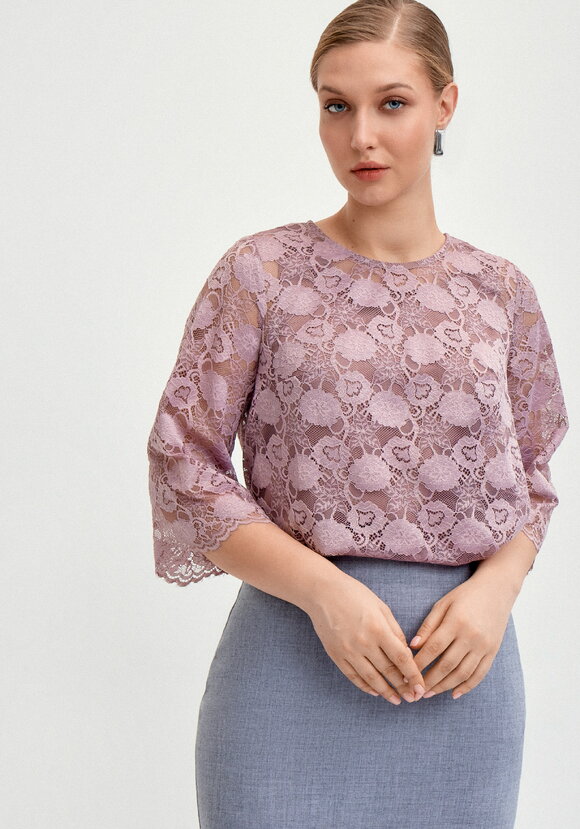 Туника из кружева с топом шир.  580, рис. 10