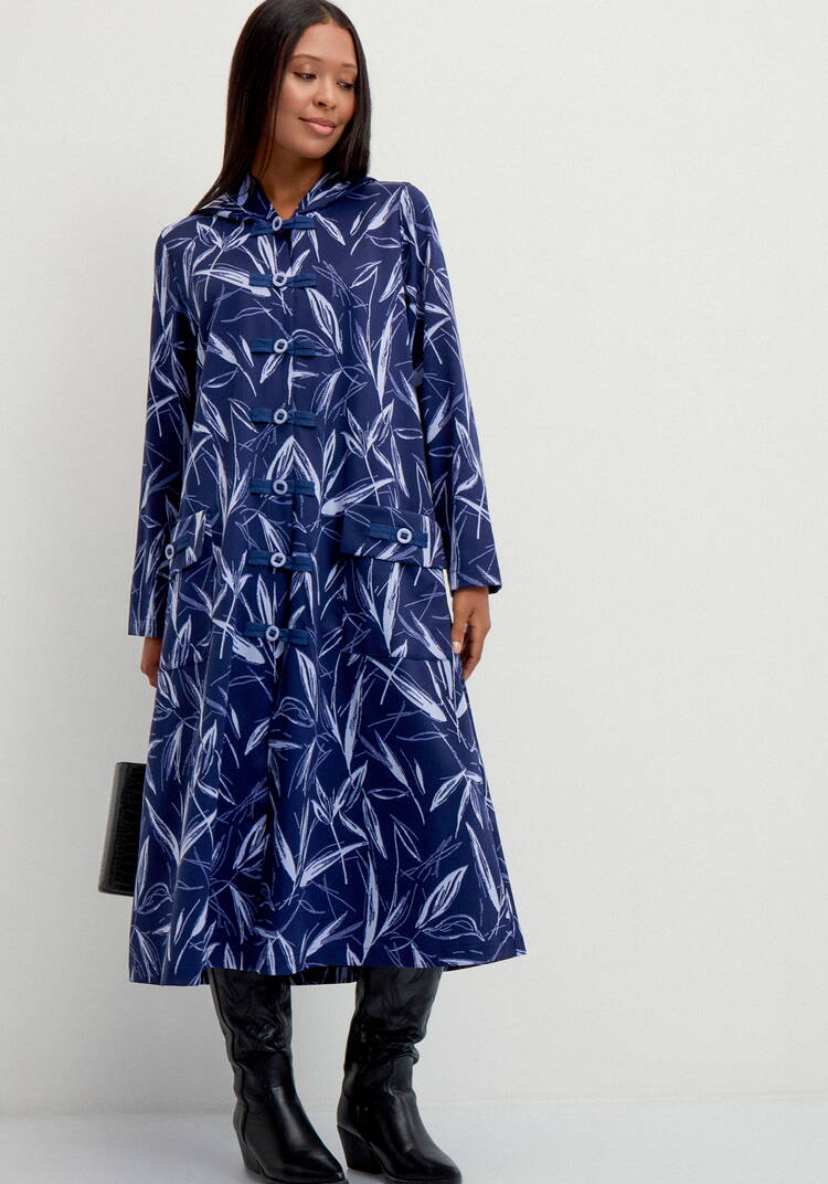 Платье трикотажное  с капюшоном шир.  750, рис. 8