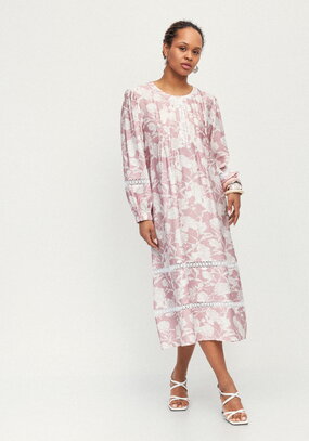 Платье с вставками кружева Катрин