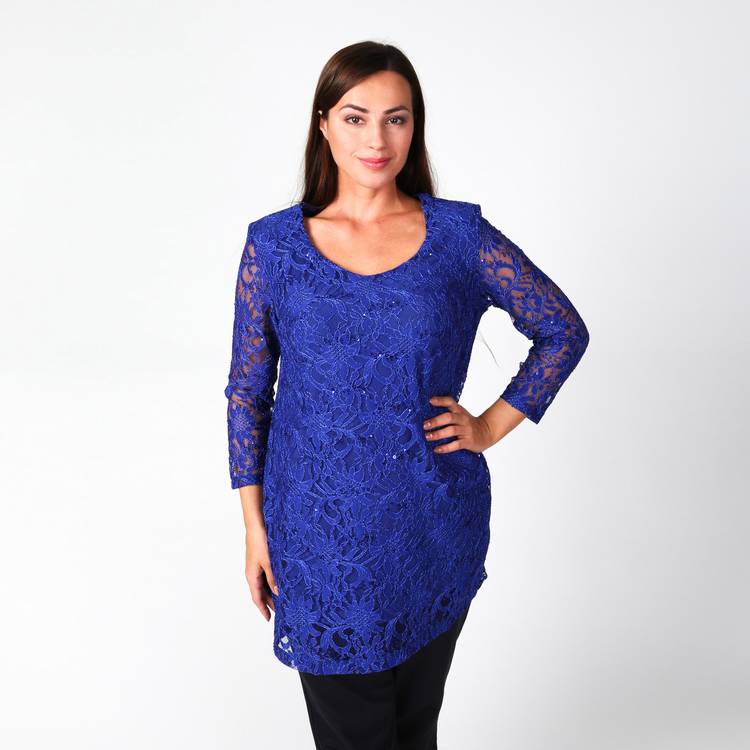 Туника из ажурной ткани шир.  750, рис. 18