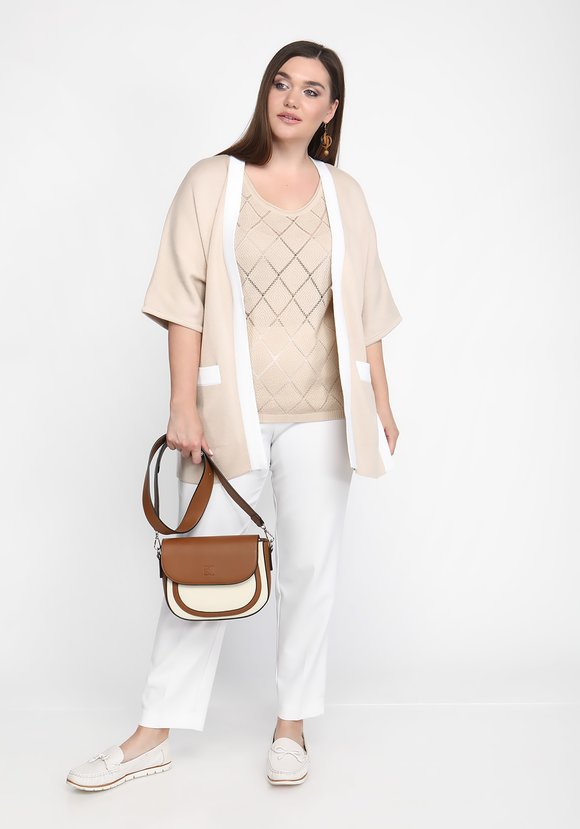 Топ ажурный ромбик шир.  580, рис. 1