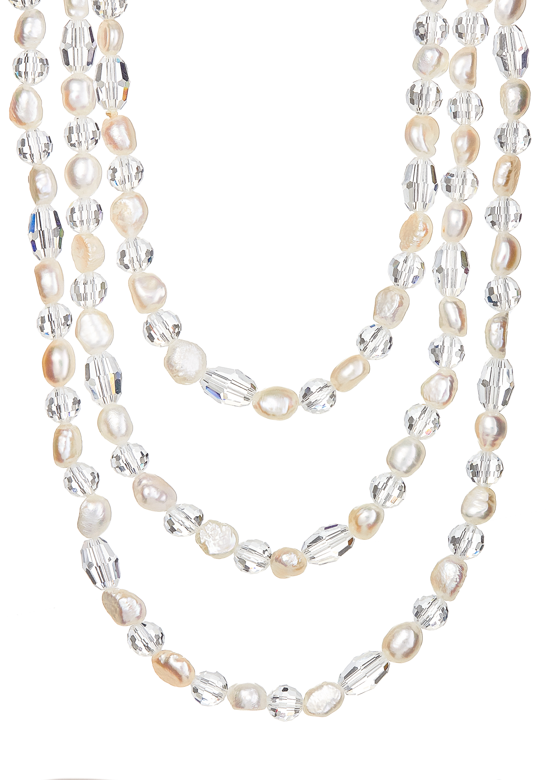 

Бусы "Жемчужная мелодия", Белый