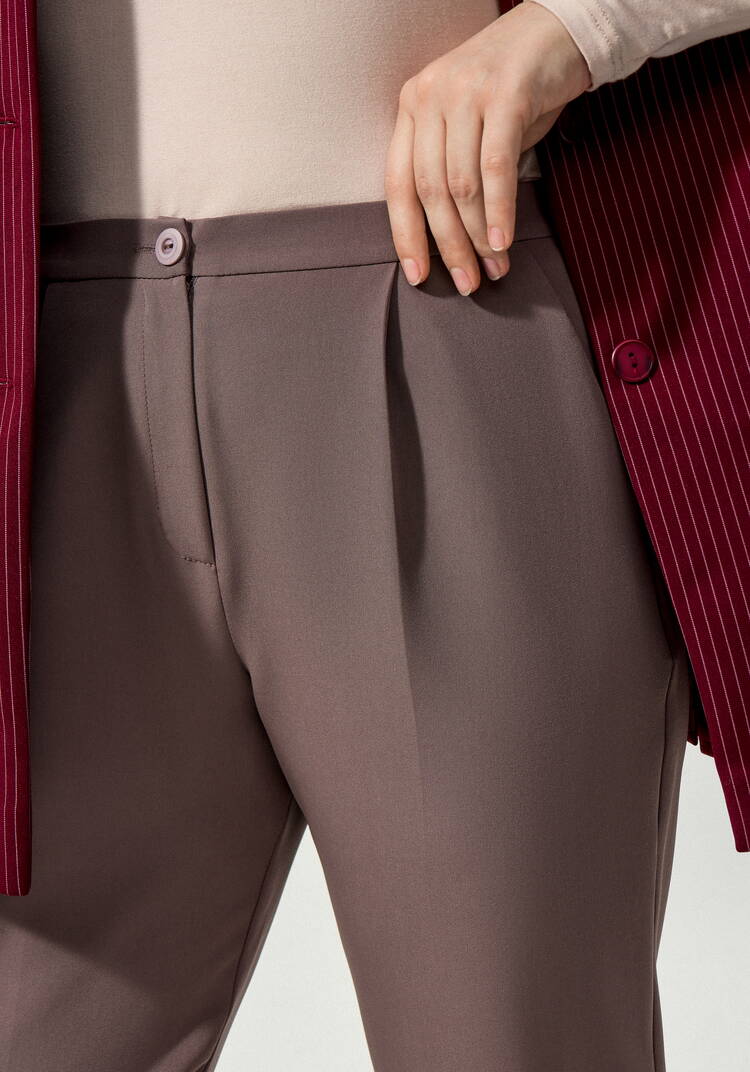 Брюки прямого кроя с разрезами шир.  750, рис. 9