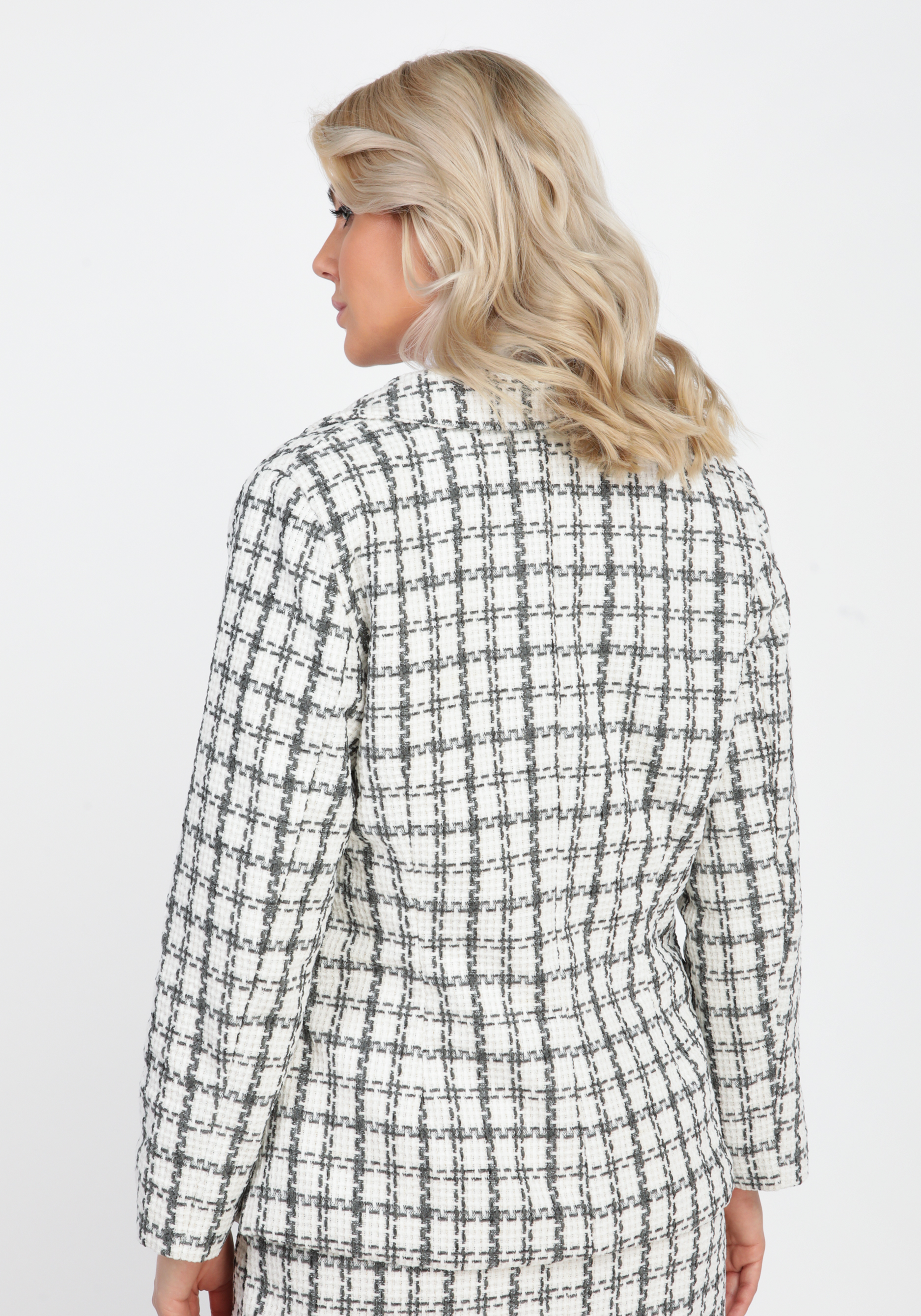 Жакет двубортный с накладными карманами Vivienne Mare, размер 50, цвет графитовый - фото 3
