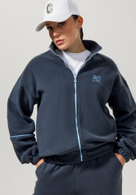 Толстовка из флиса с контрастной молнией шир.  580, рис. 15